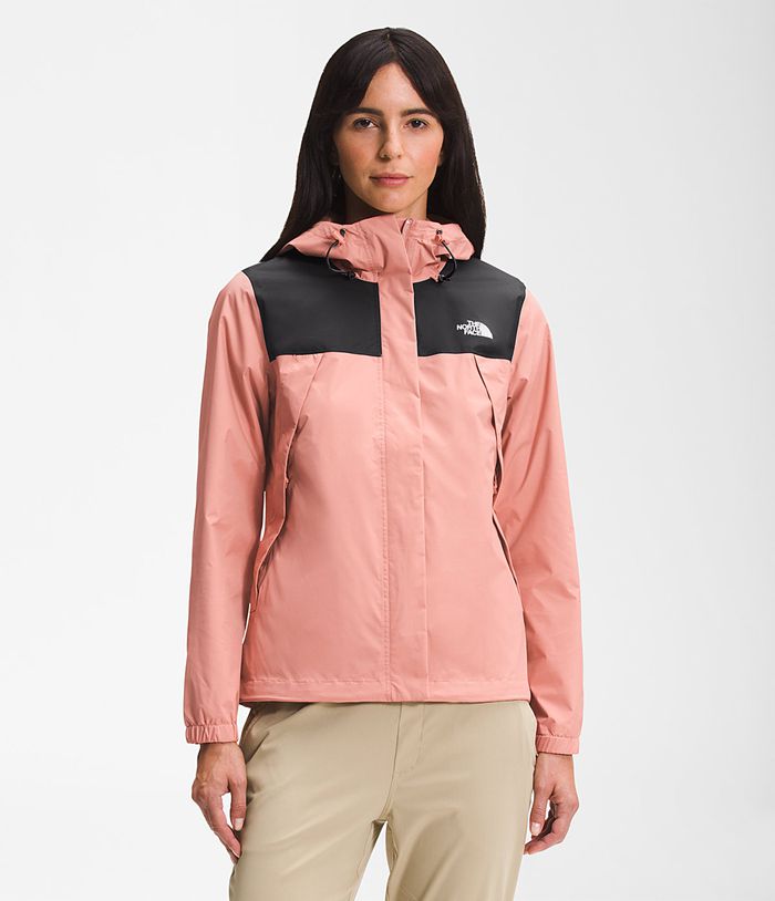 The North Face Rain Jacket Antora Rose - Womens - Thailand QVKBA-9183